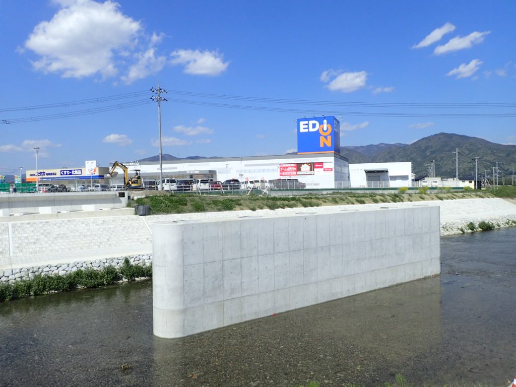 国道9号若宮橋架替橋梁下部(P1)工事